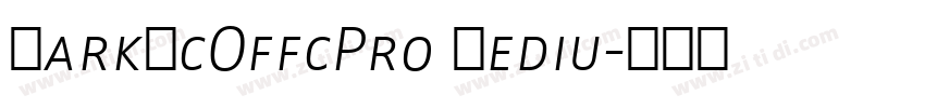 MarkScOffcPro Mediu字体转换